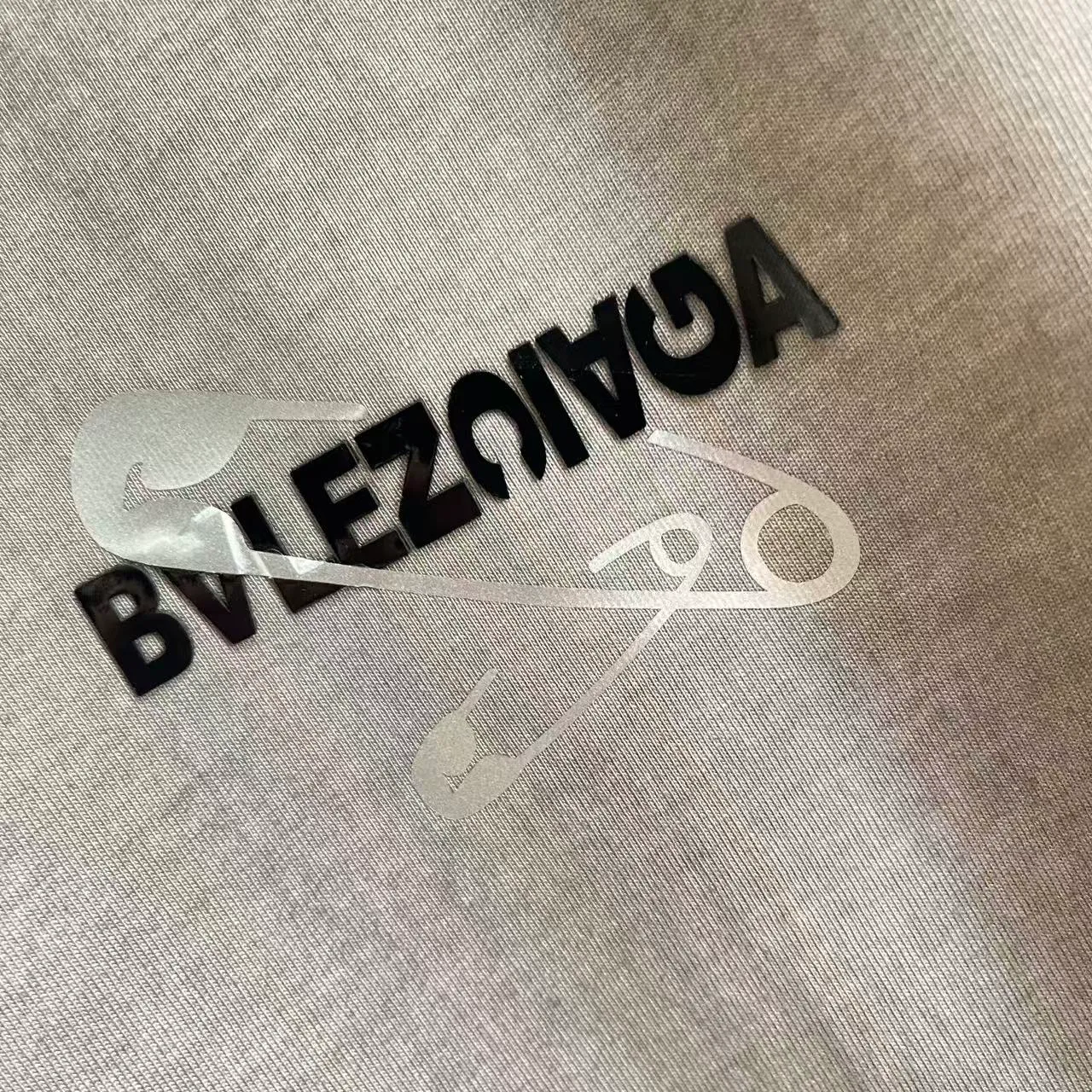 BALENCI*GA 2026 New Arrival logo 320g T Same Style Size：S M L XL XXL ：Black White Gray